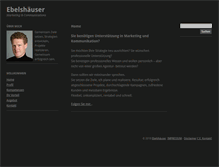 Tablet Screenshot of ebelshaeuser.com